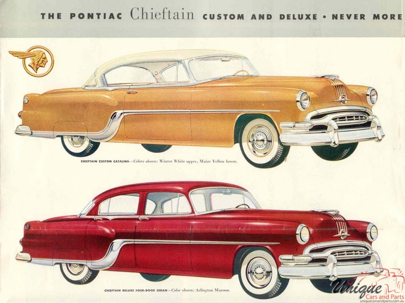1954 Pontiac Brochure Page 3